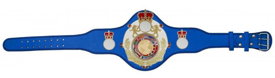 CHAMPIONSHIP BELT - PLTQUEEN/W/G/FLAGG - AVAILABLE IN 4 COLOURS
